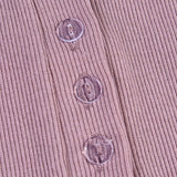 WannaThis genou-longueur robe tricoté élastique sans manches moulante femmes élégantes 2019 été Sexy col en v bouton fête Slim robes