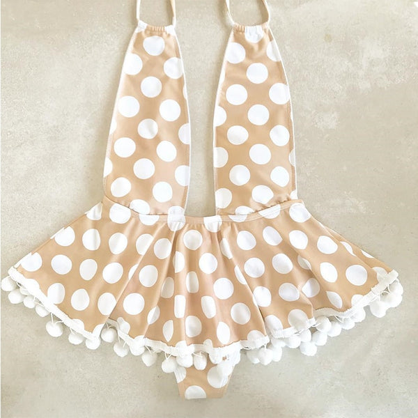 Dot Tassel Swimsuit