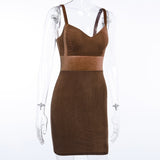 V-Neck Sleeveless Dress