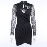 V-Neck Bodycon Dress