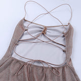 Back Lace-up Dress