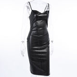 Leather Bodycon Dress