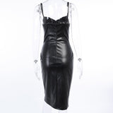 Leather Bodycon Dress