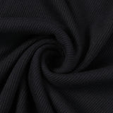 WannaThis genou-longueur robe tricoté élastique sans manches moulante femmes élégantes 2019 été Sexy col en v bouton fête Slim robes