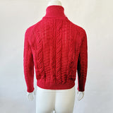 Twisted Turtleneck Sweater