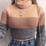 Cropped Striped Sweater