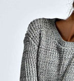 O-neck Knitted Sweater