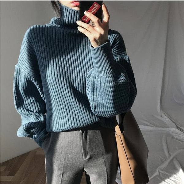 Turtleneck Loose Sweater