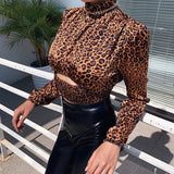 Leopard Print Blouse