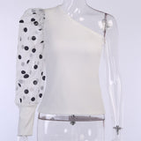 Dot Print Blouse