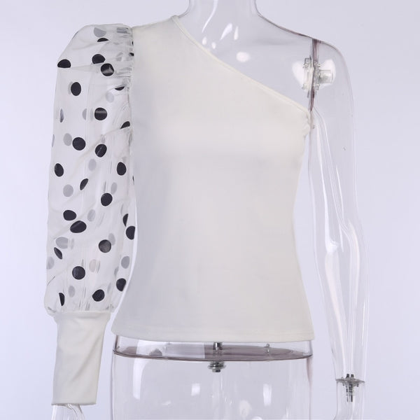 Dot Print Blouse