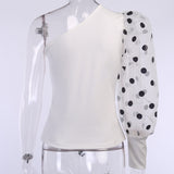 Dot Print Blouse