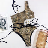 Snake Print Swimsuit