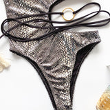 Snake Print Swimsuit